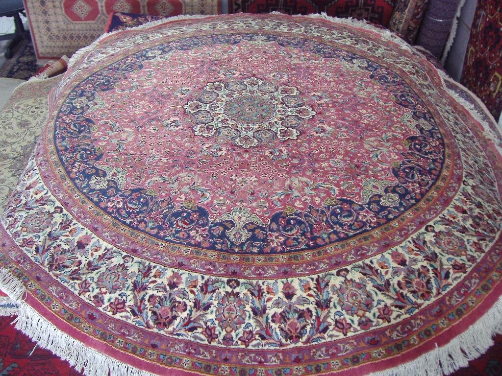 Tapete Iraniano Kashan Redondo