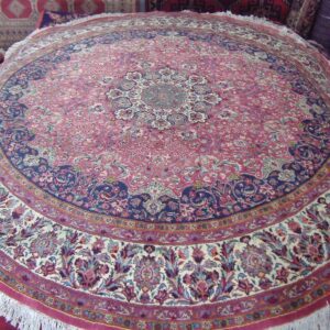 Tapete Iraniano Kashan Redondo - 2,81m  - cód. 300-02340